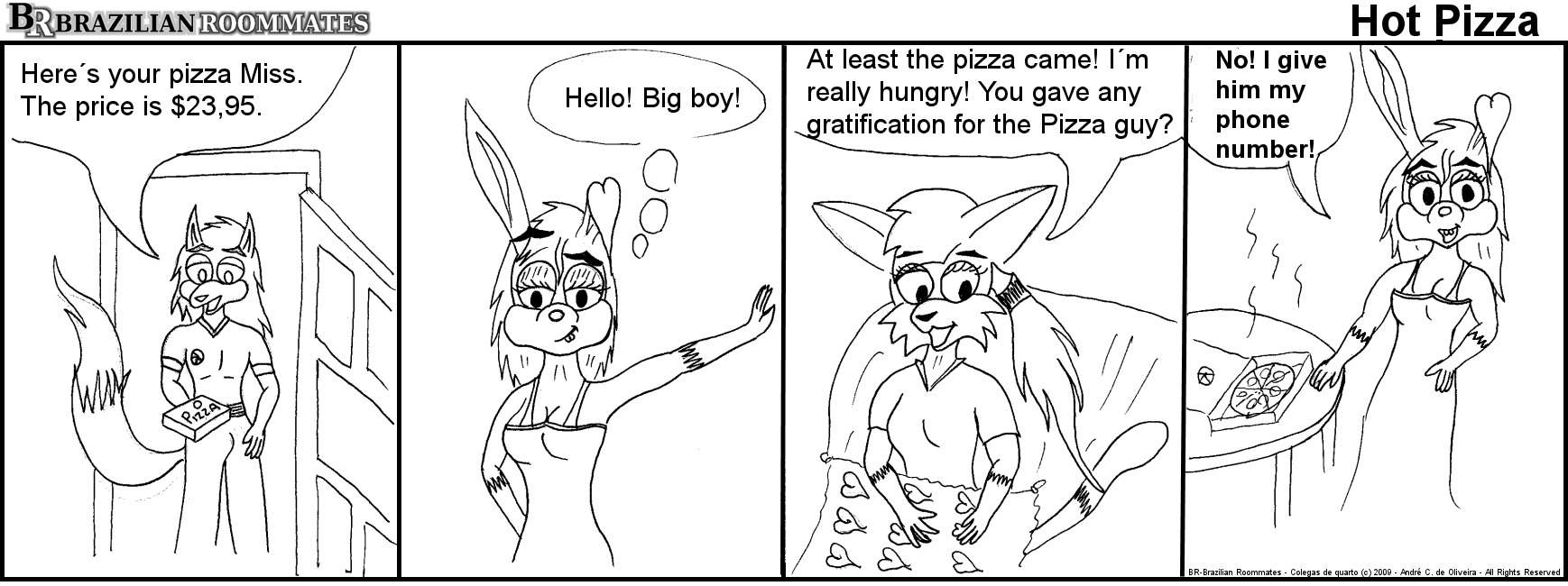 Brazilian Roomates Furry comic page 3 full