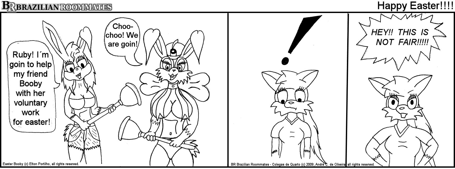 Brazilian Roomates Furry comic page 7 full
