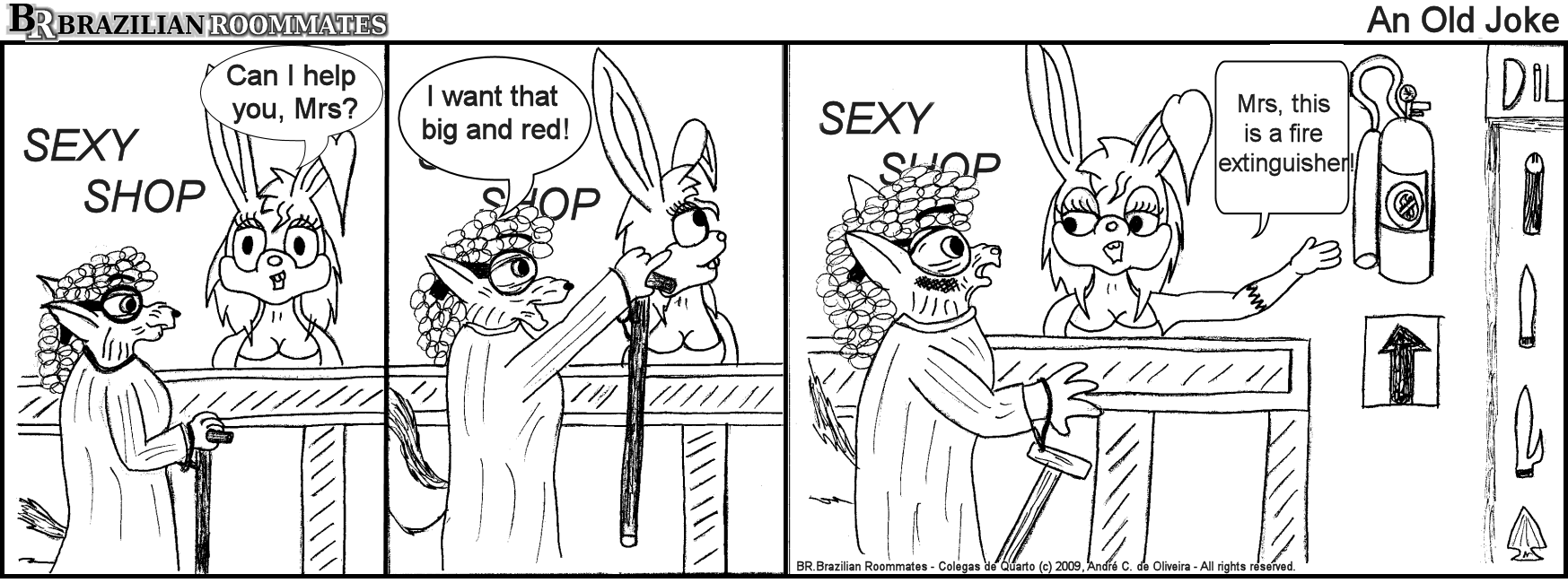 Brazilian Roomates Furry comic page 8 full