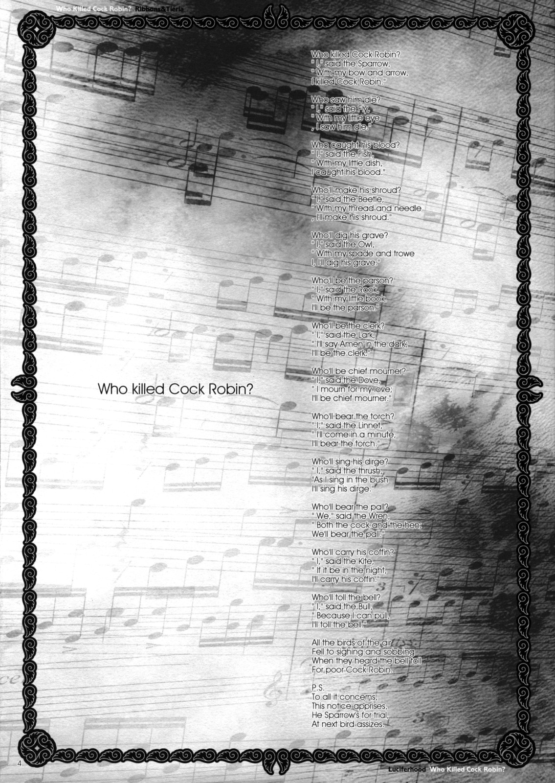 Who Killed Cock Robin? page 3 full