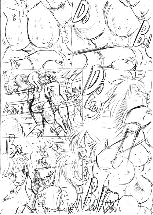 Girl vs Girl Boxing Match 2 by Taiji page 2 full