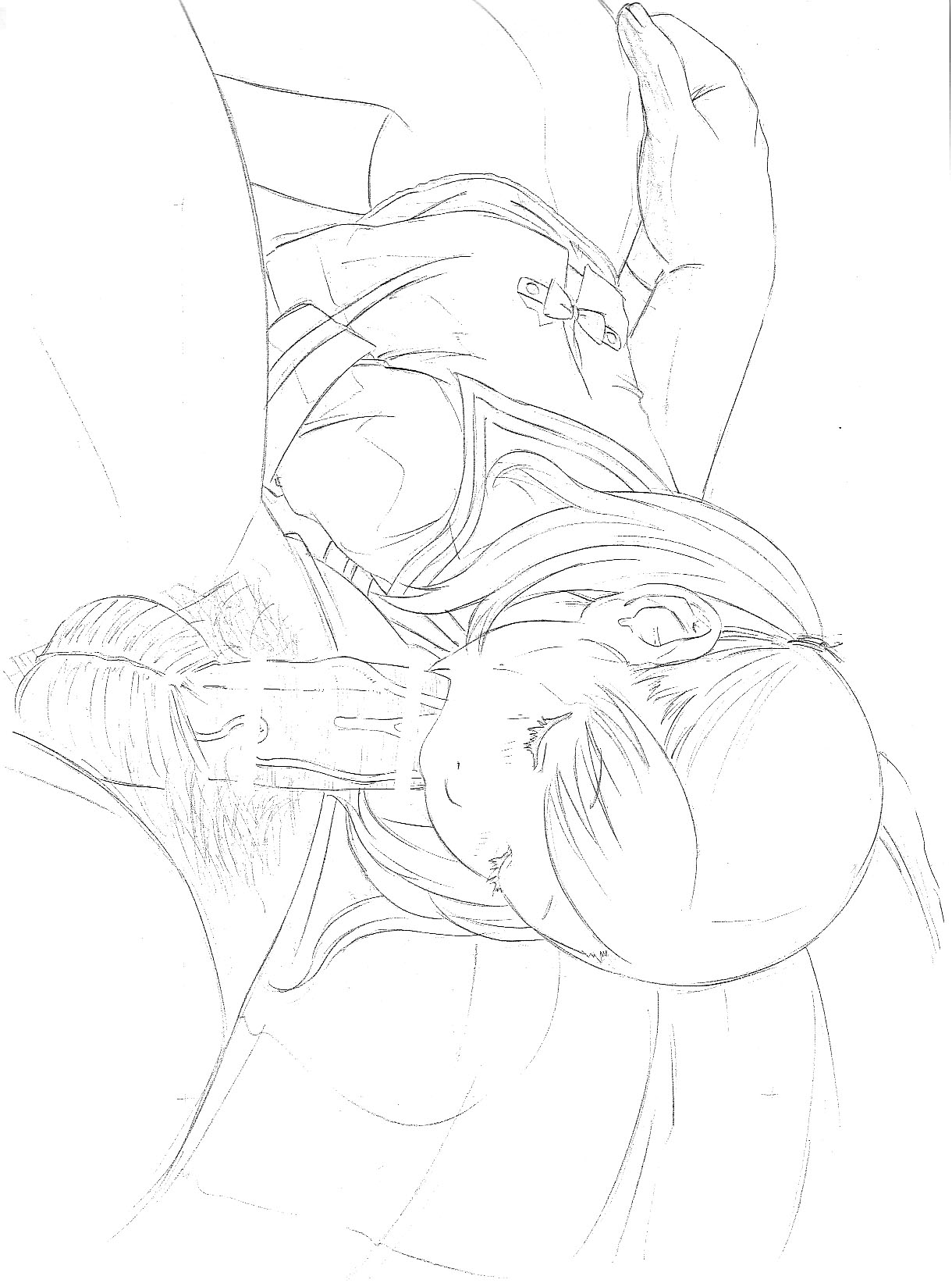 Original Rough Genga Copy Shuu page 10 full