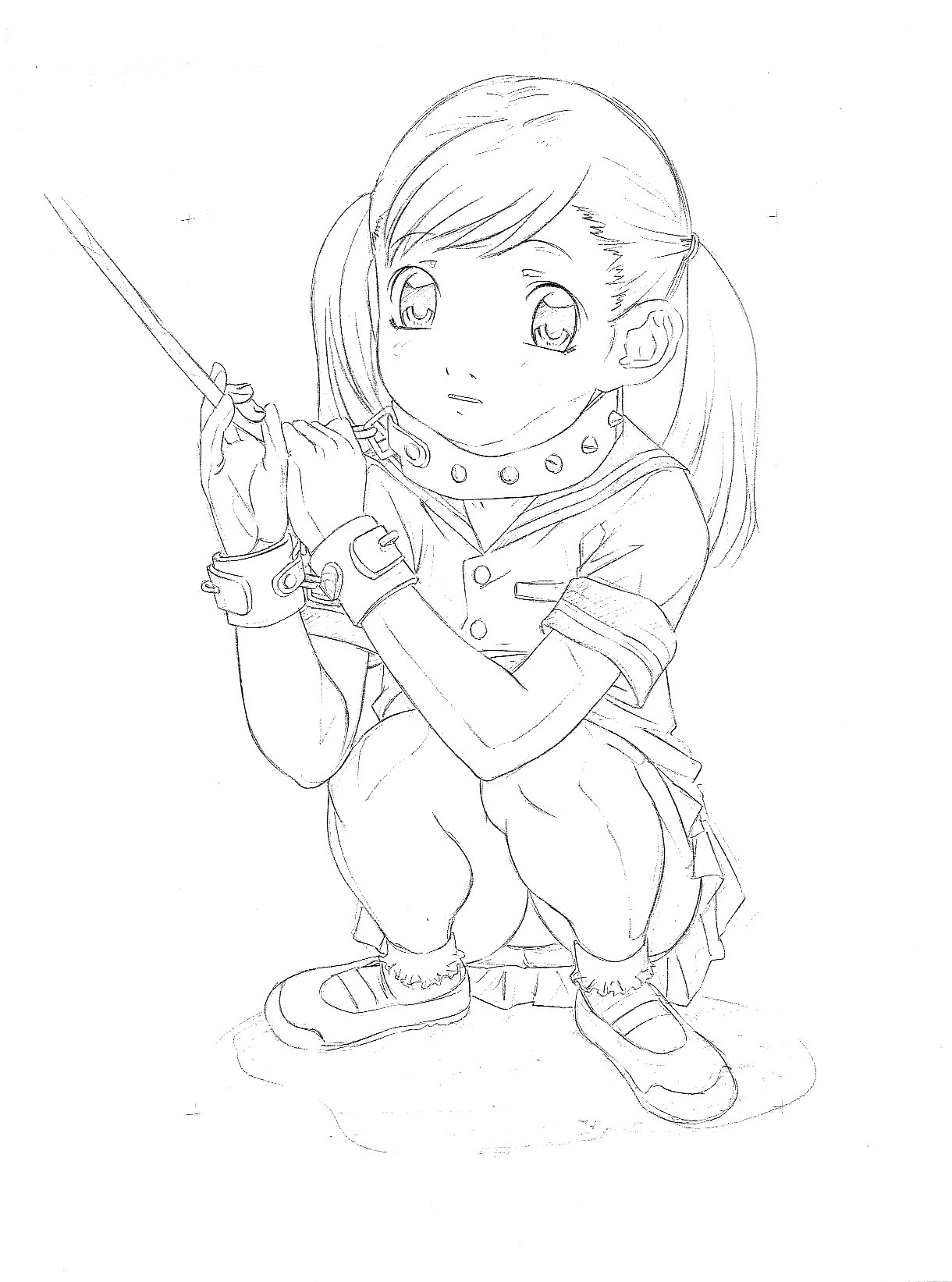 Original Rough Genga Copy Shuu page 5 full