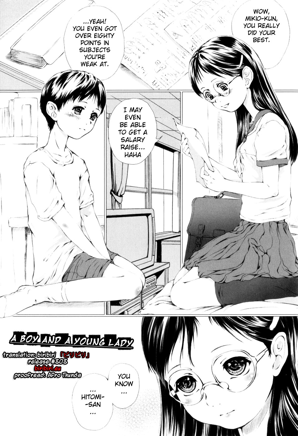 Shounen to Onee-san | A Boy And A Young Lady page 1 full