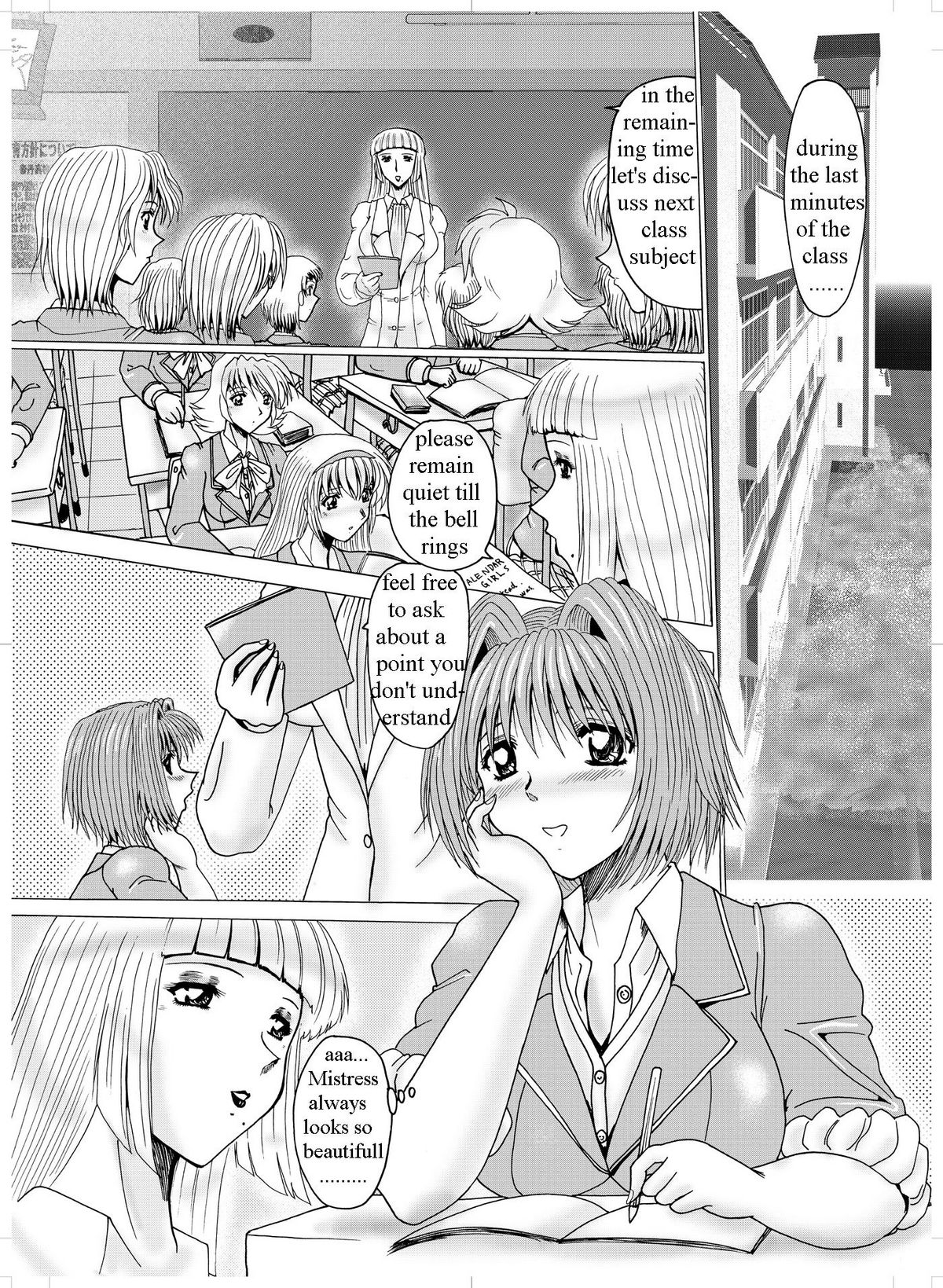 Shemale Joou-sama no Eromaso | Shemale Teacher & The Pervert Pig page 3 full