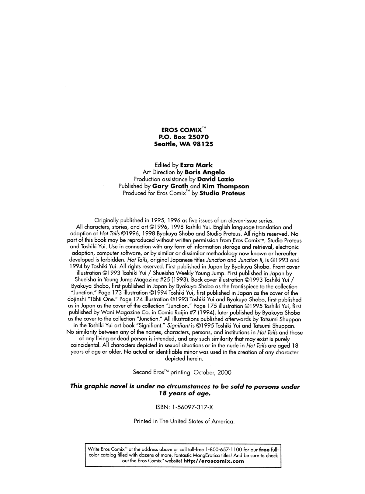 Hot Tails Volume #1 page 3 full