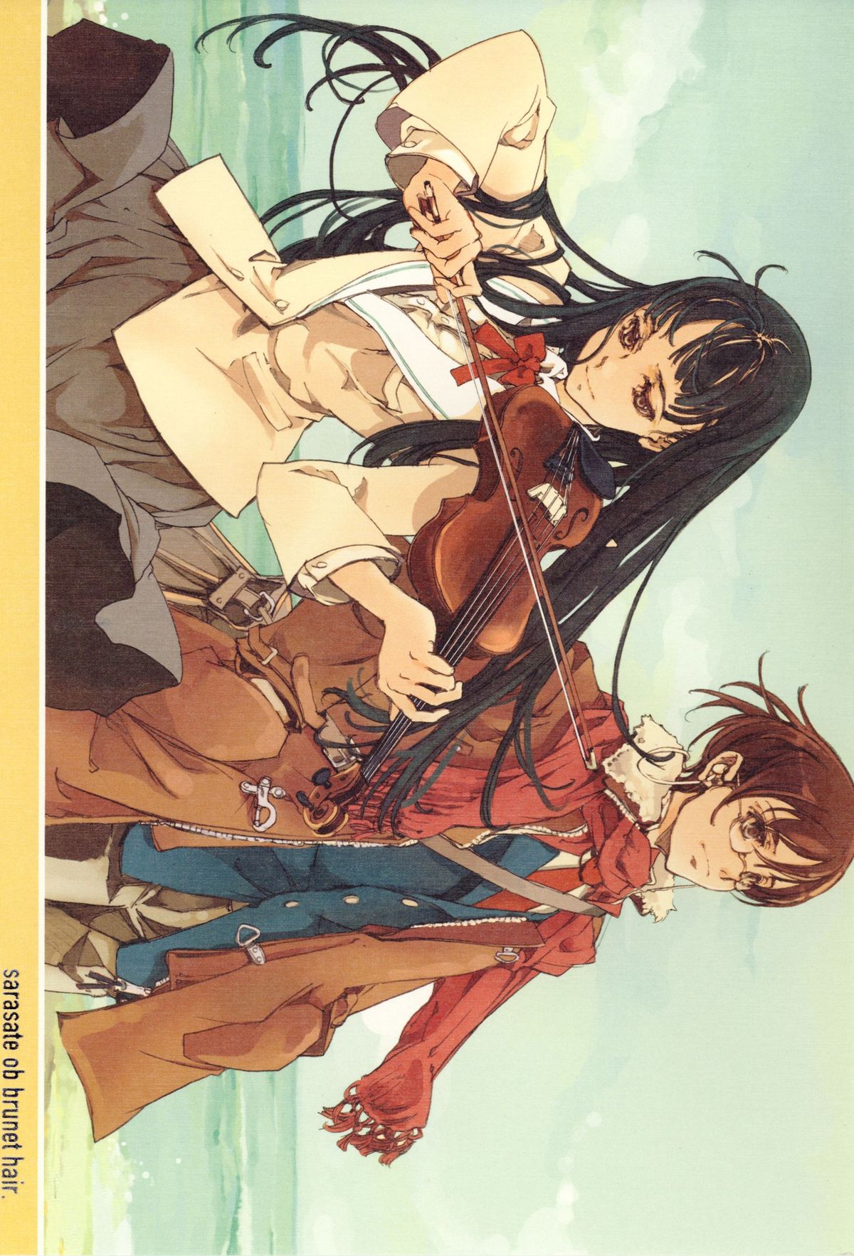 Kurokami no Sarasate - SARASATE ob Brunet hair. page 1 full