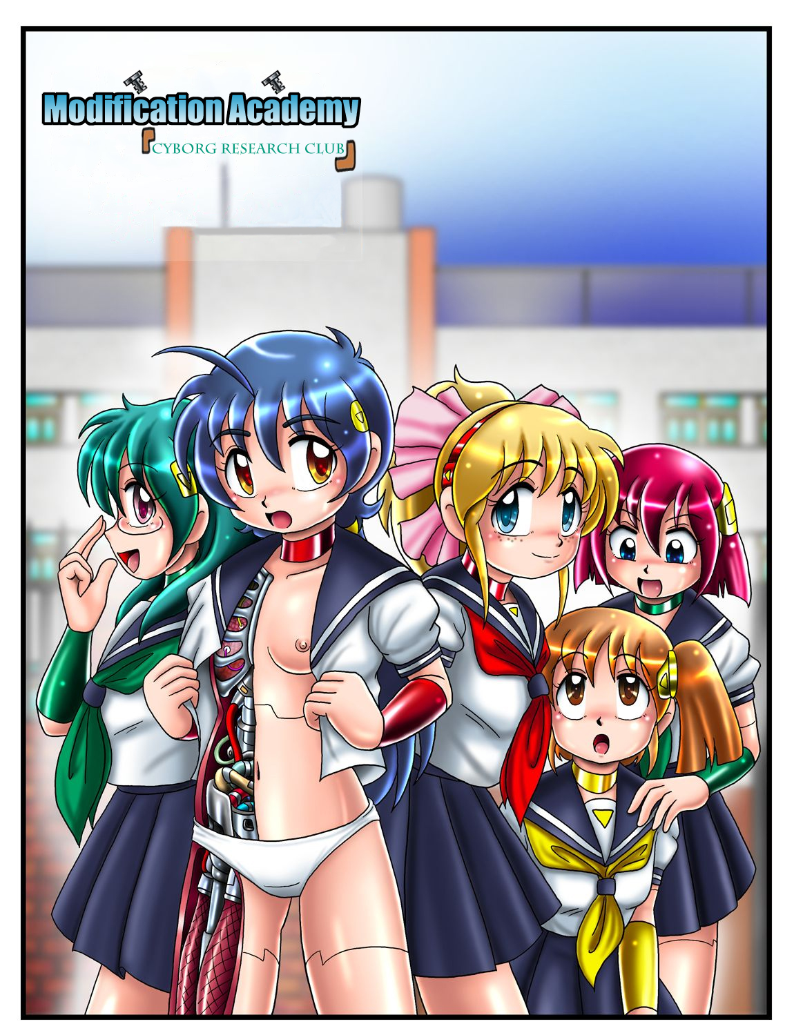 Kaizou Gakuen "Cyborg Kenkyuubu" | Modification Academy - Cyborg Department  =LWB= page 1 full