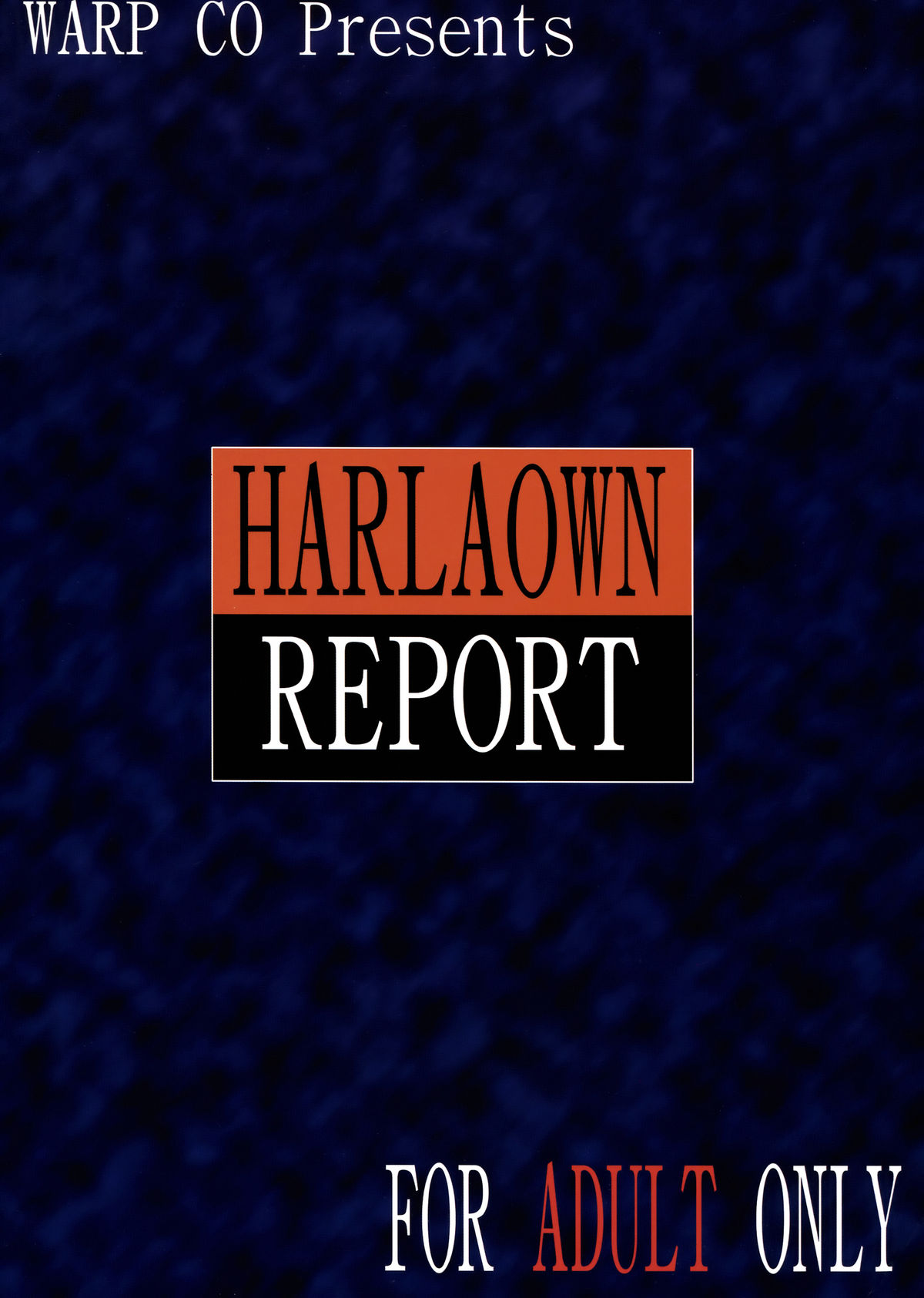 HARLAOWN REPORT page 2 full