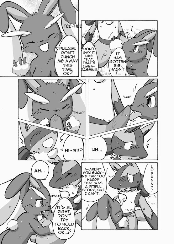 Lucario X Lopunny page 9 full