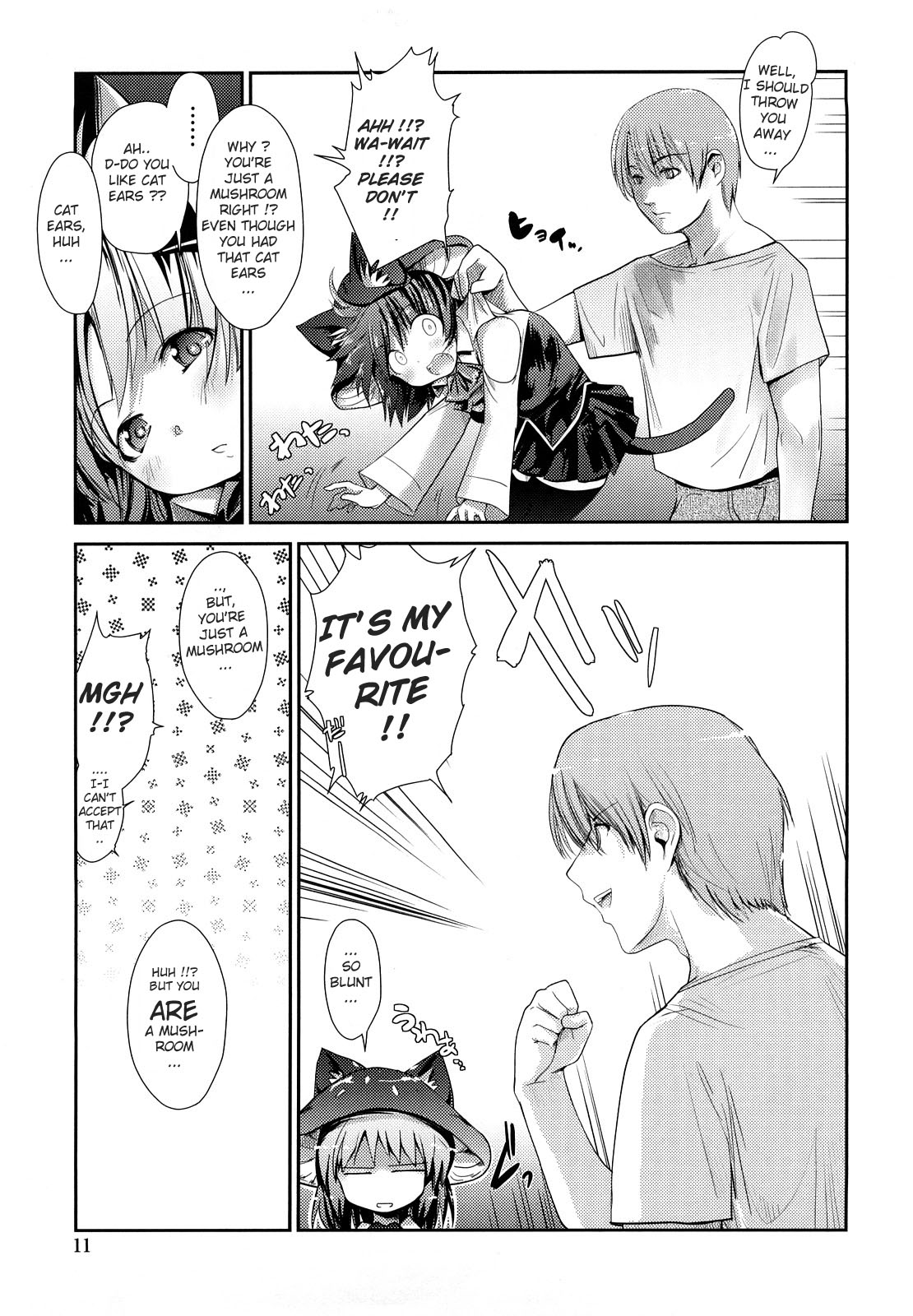 Nekokino to Ame no Machi - Cat Mushroon Girl And Town of Rain page 10 full