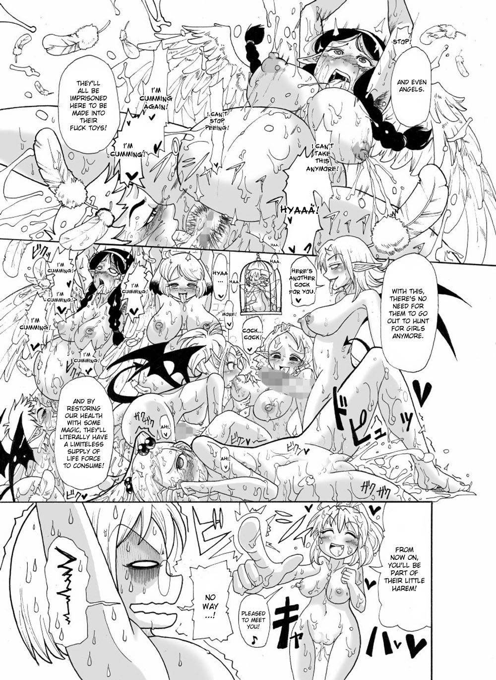 Kankin Tairankou!! Succubus no Kan | Orgy in captivity!! House of Succubus page 10 full