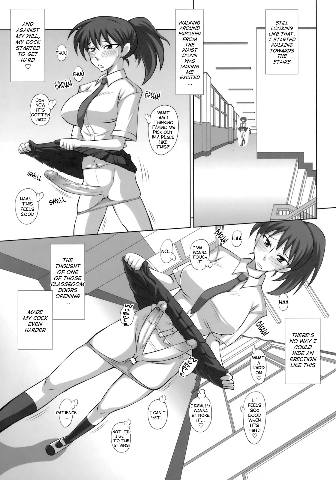 Futanari Roshutsu Mania 3 | Futanari Exposure Mania 3 page 6 full