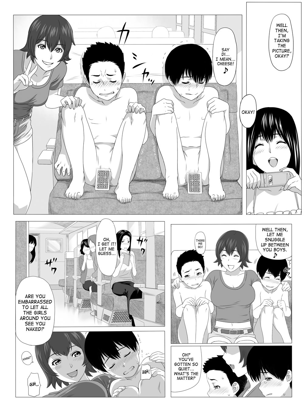 Kimi no Chinchin Shame rasete Densha Strip Hen | Let us take photos of your dick page 5 full
