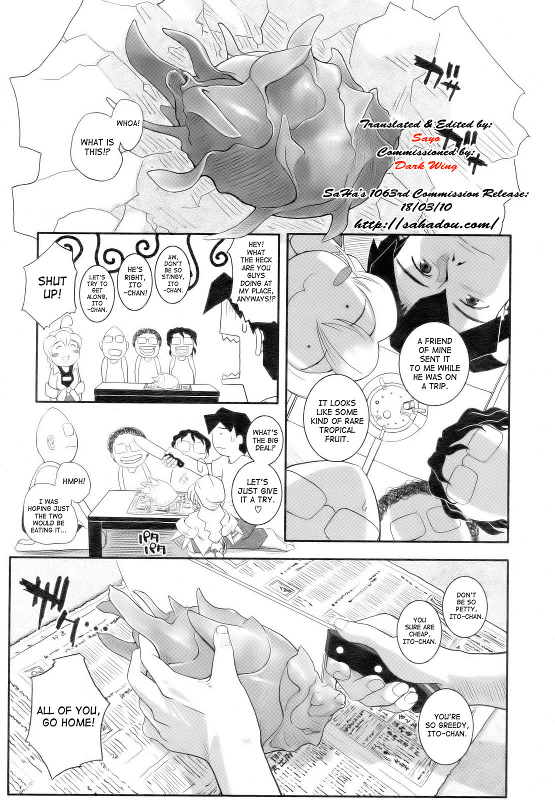 Tabibito to Zetsu Wajima Kitan | Traveler's Matchless Island Story page 1 full