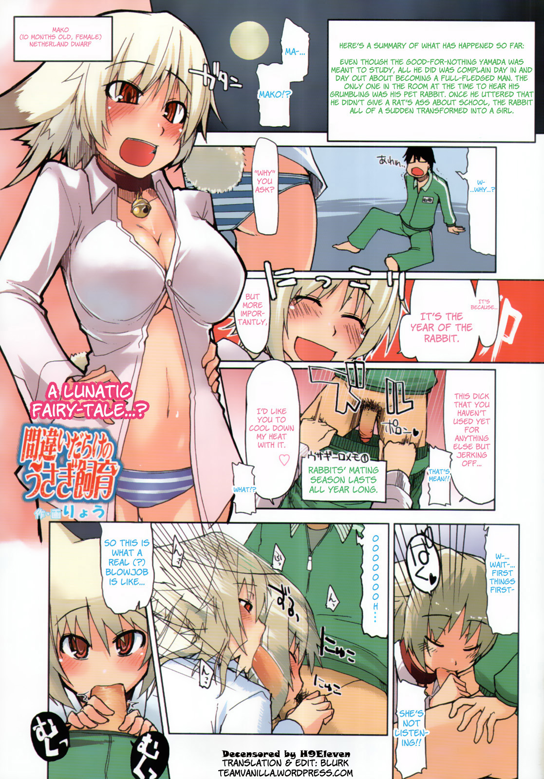 Machigai Darake no Usagi Shiiku | You're Doing It Wrong!   =Team Vanilla= page 1 full
