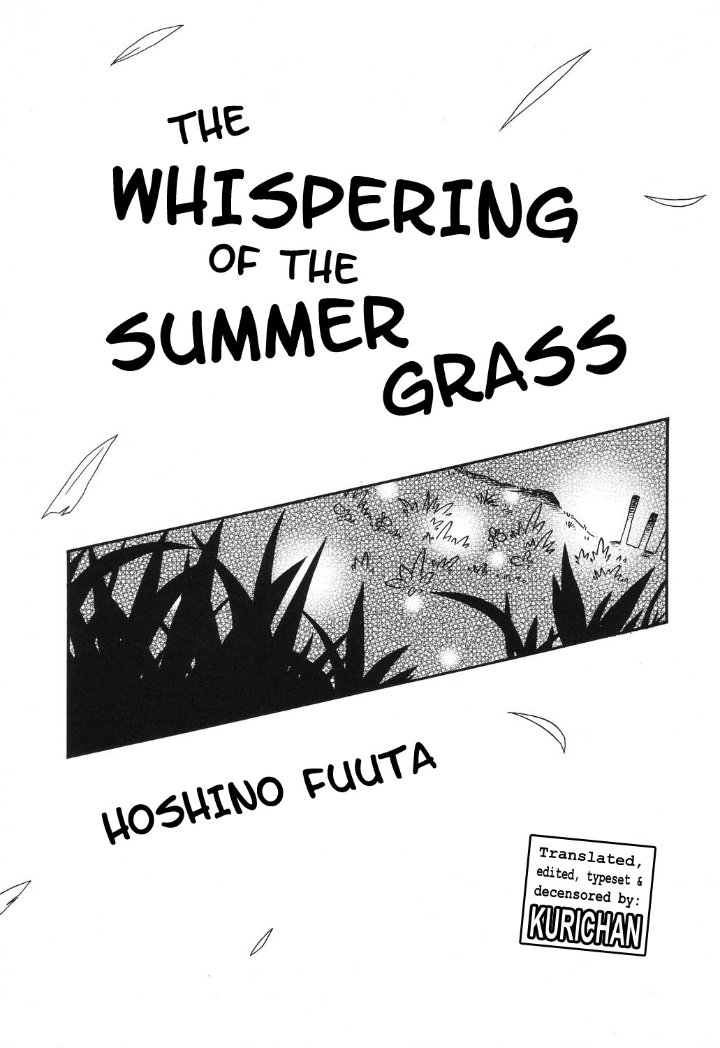 Natsukusa no Sasayaki | The Whispering of the Summer Grass page 1 full