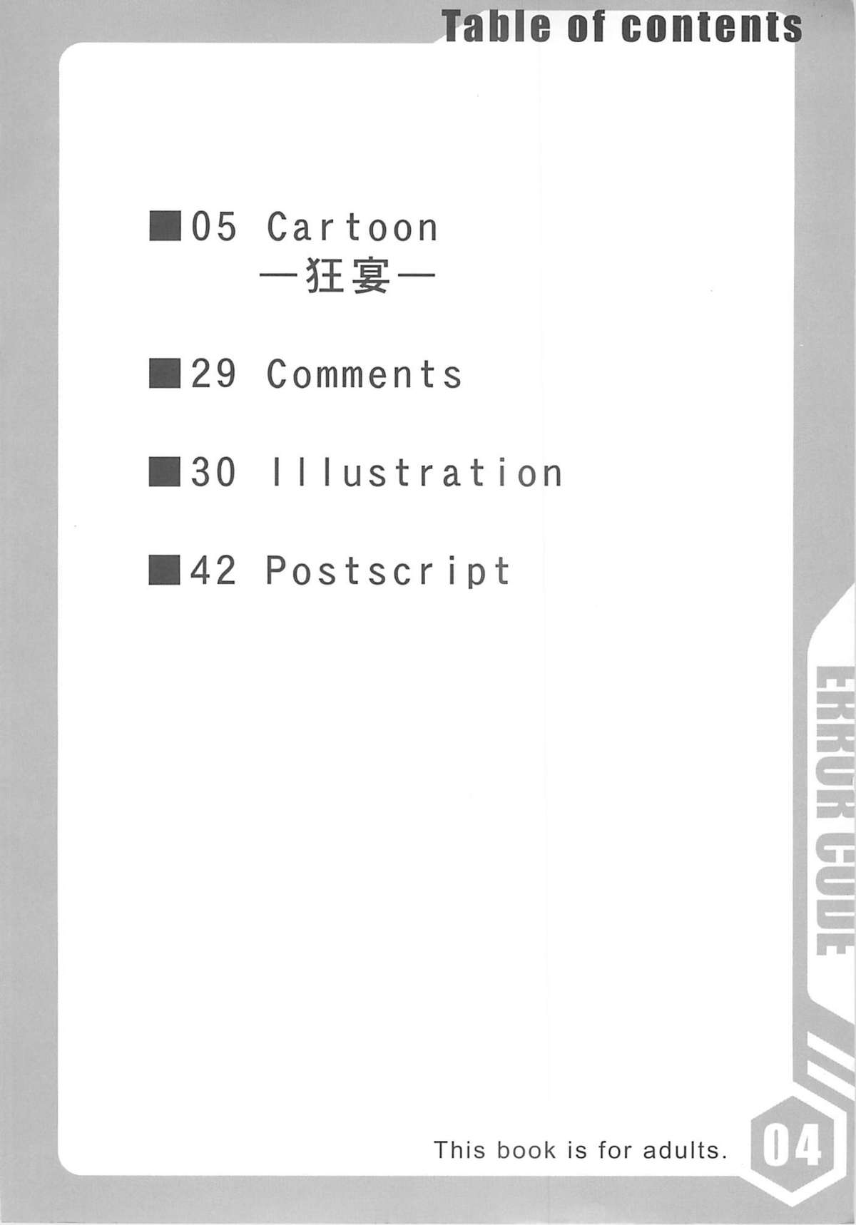 Error Code page 3 full