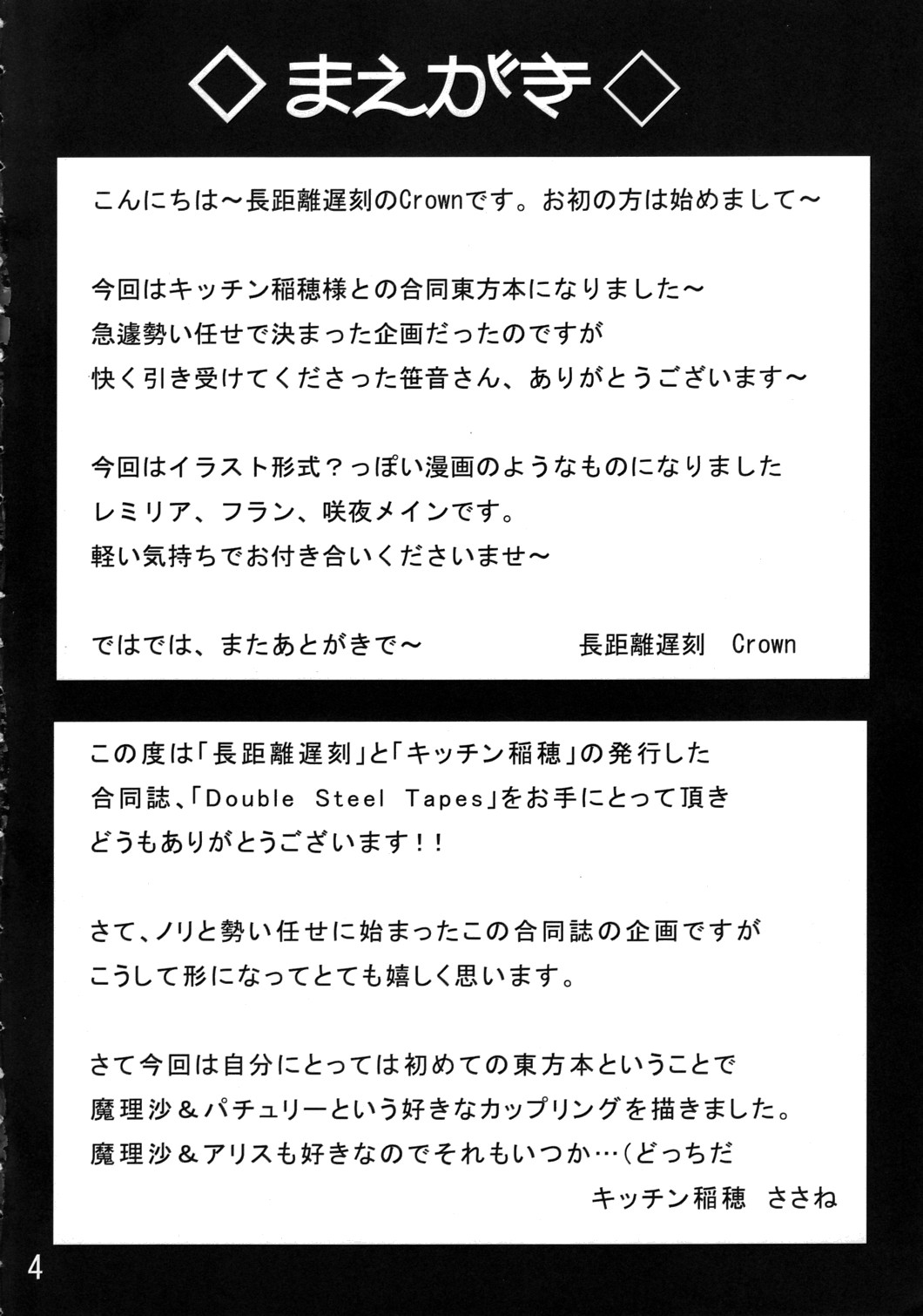 Double Steel Tapes page 3 full