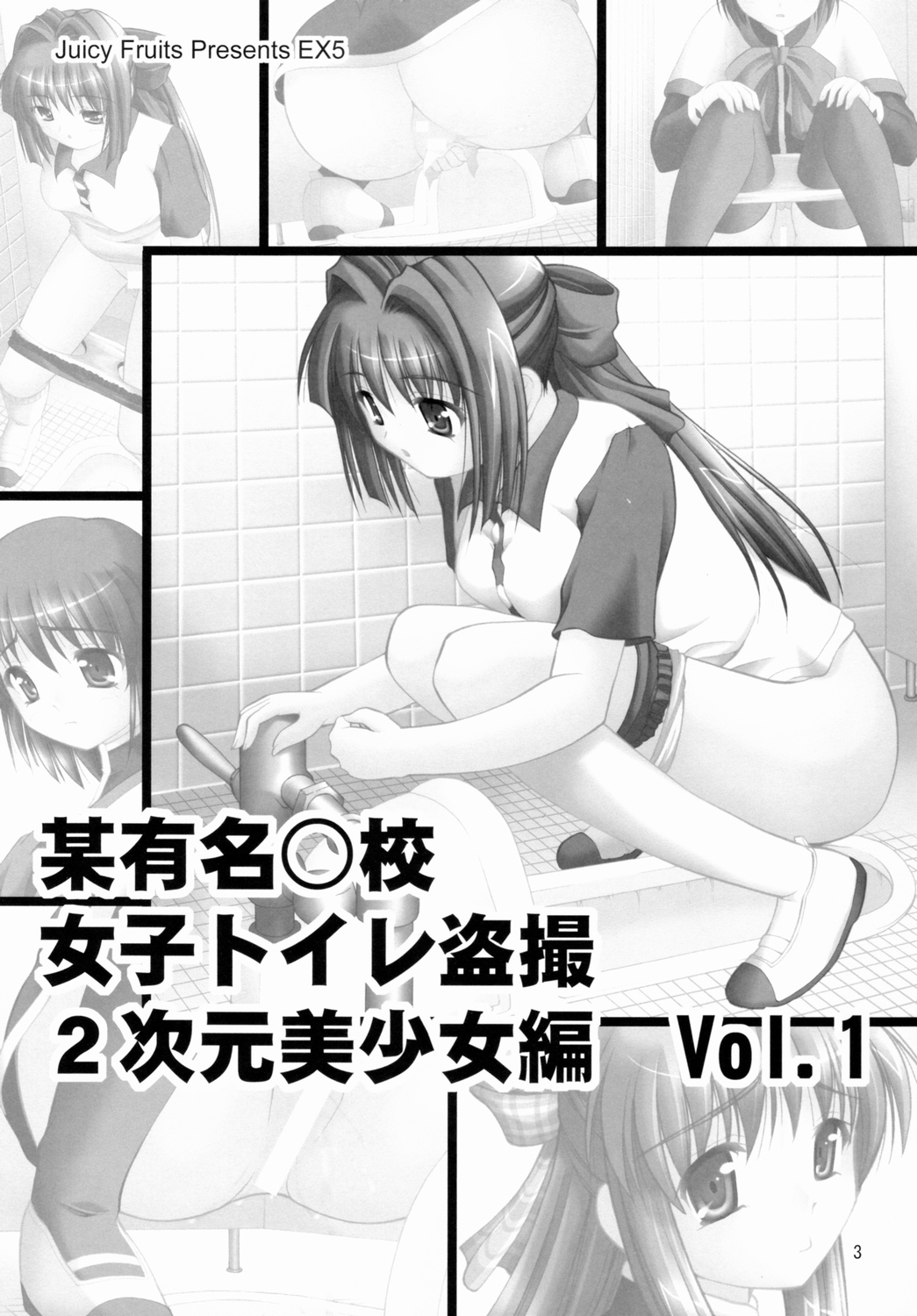 Bou Yuumei Koukou Joshi Toilet Tousatsu 2-jigen Bishoujo Hen Vol. 1 page 2 full