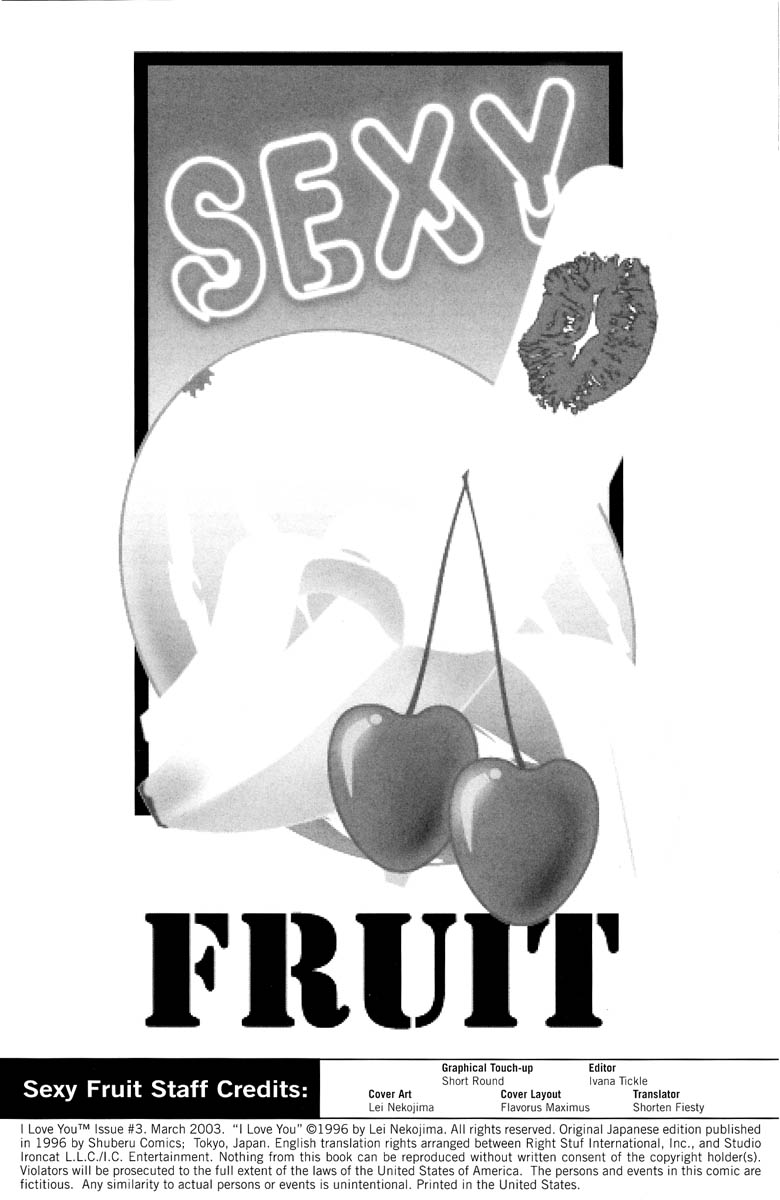 I Love You Issue #3 page 2 full