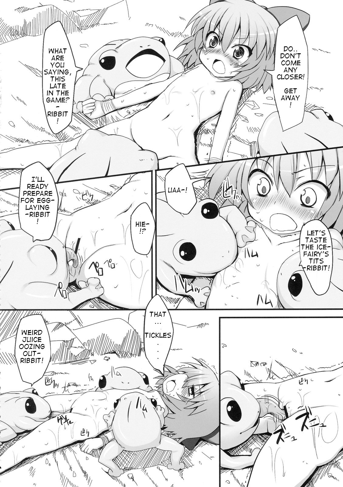 Cirno Dai Pinch! ~Kaeru no Fukushuu Hen~ | Cirno in Big Trouble! ~ Revenge of the Frogs ~ page 10 full