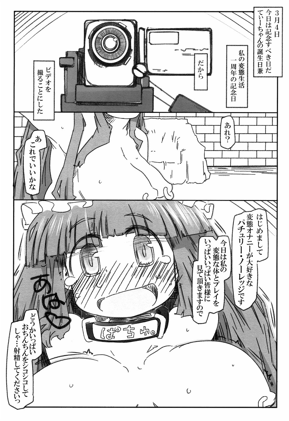 Hentai Patchouli no Jiko Choukyou Nisshi page 10 full