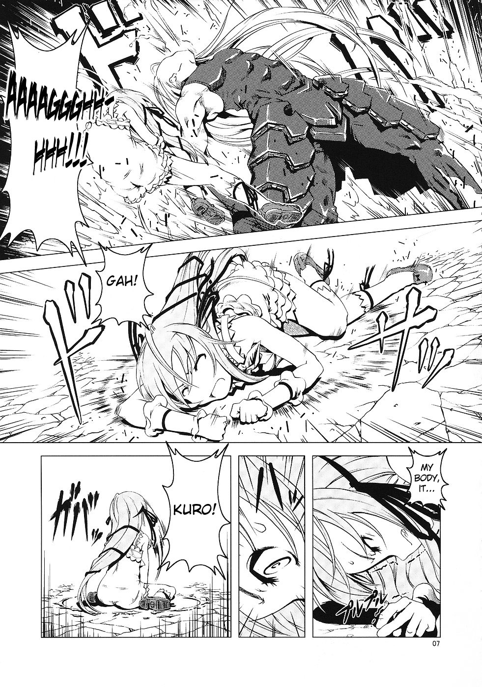 Unhappy Girl b/1 page 6 full