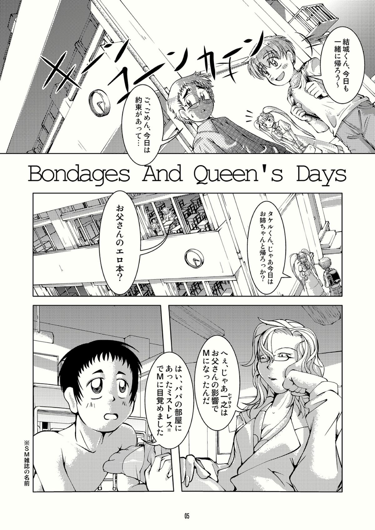 Bondages and Queen's Days page 4 full