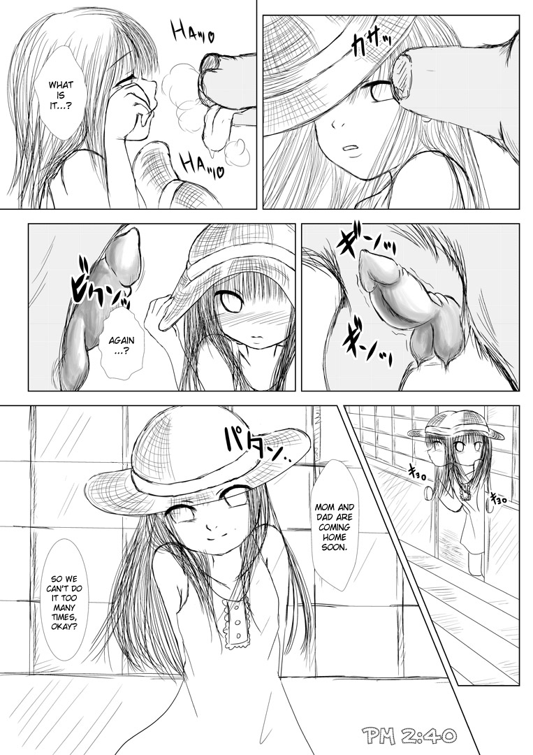 Mugiwara wanpi no rori ~tsu musume ga inu to washitsu de wan ♪ wan ♪ suru yatsu | Make her go aahn! &ndash; little lolita and doggy style page 4 full
