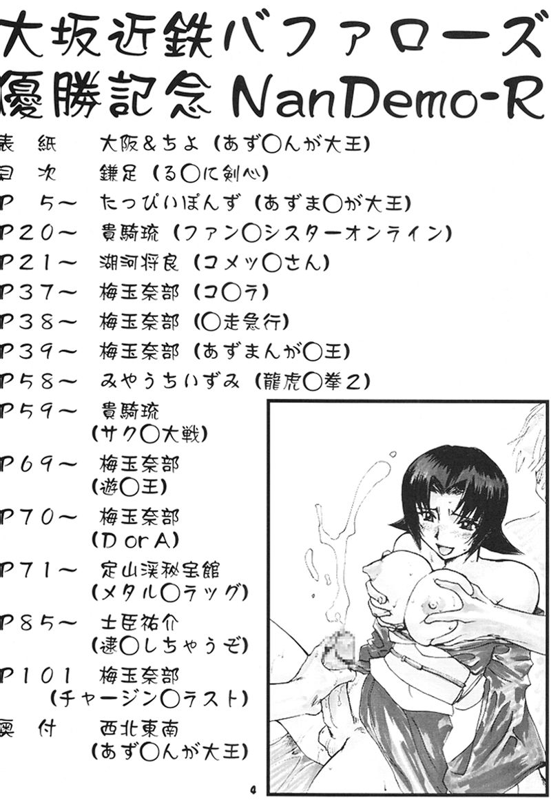 Osaka Kintetsu Buffalos Yuushou Kinen Nan Demo R page 3 full