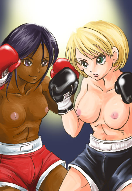 Girl vs Girl Boxing Match 3 by Taiji page 1 full