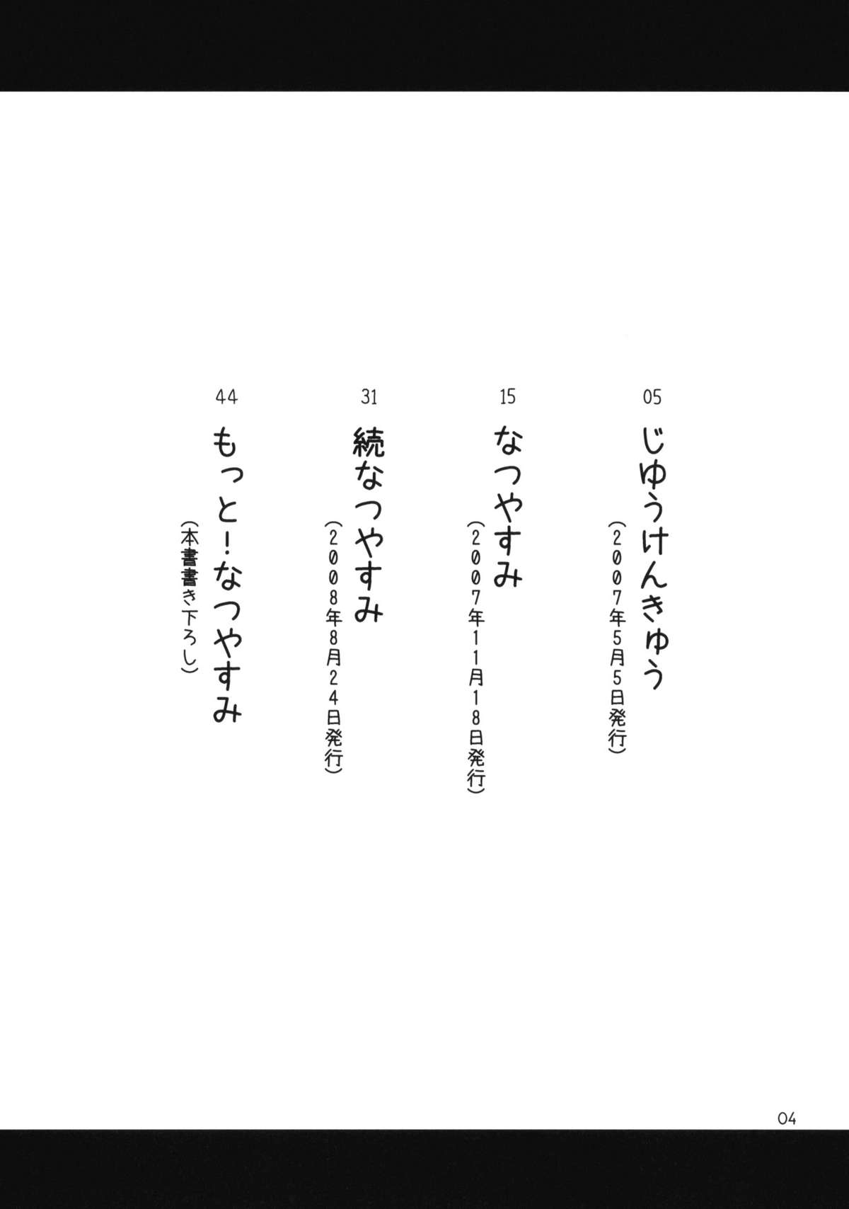 Motto! Natsuyasumi Series Soushuuhen page 3 full