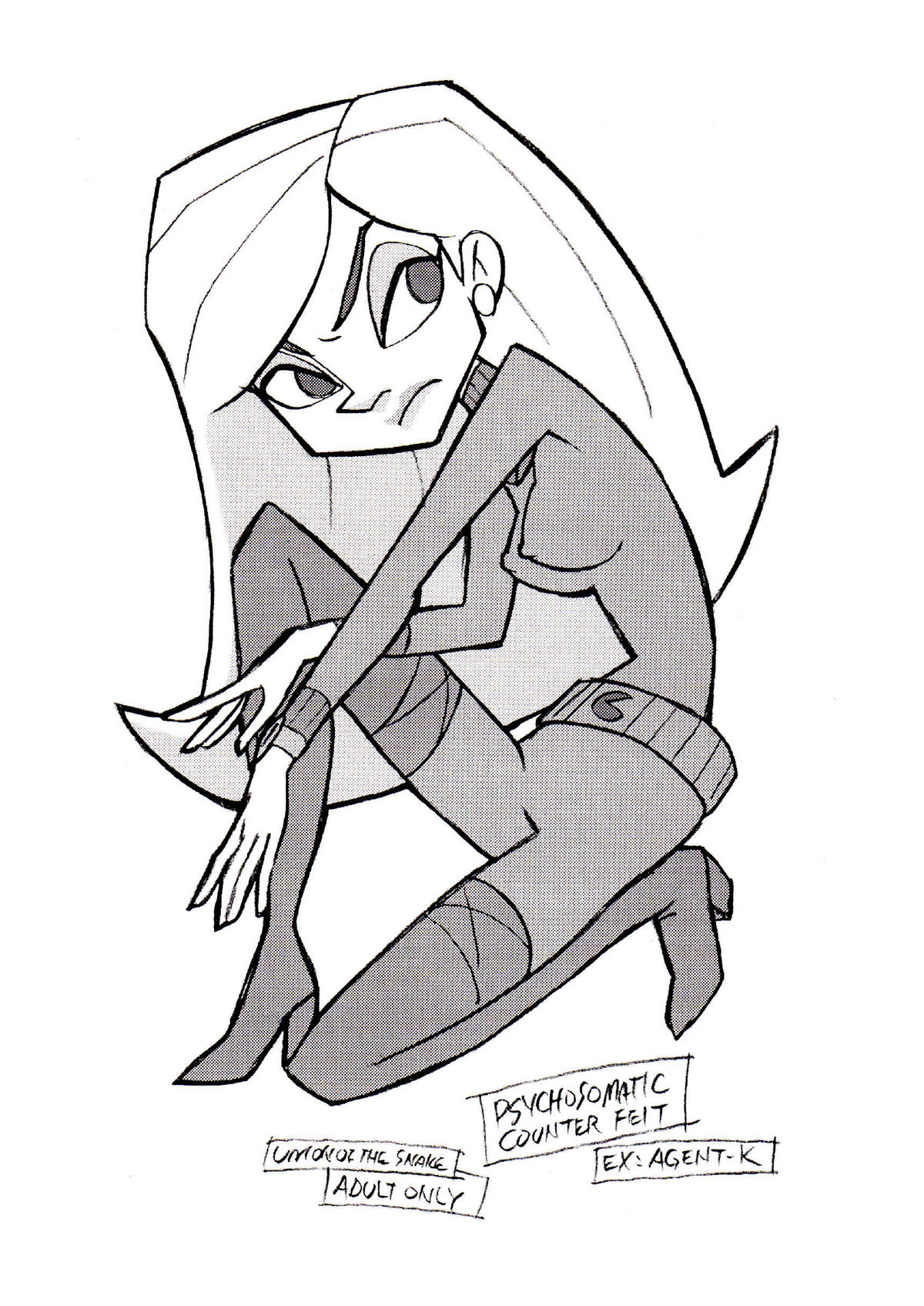 Psychosomatic Counterfeit Ex: Agent K page 1 full