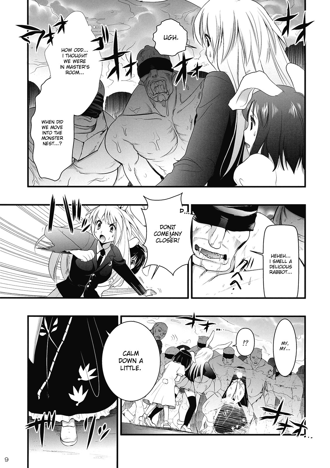 R In -Inaba Ryoujoku- | RIn Inaba Rape page 9 full