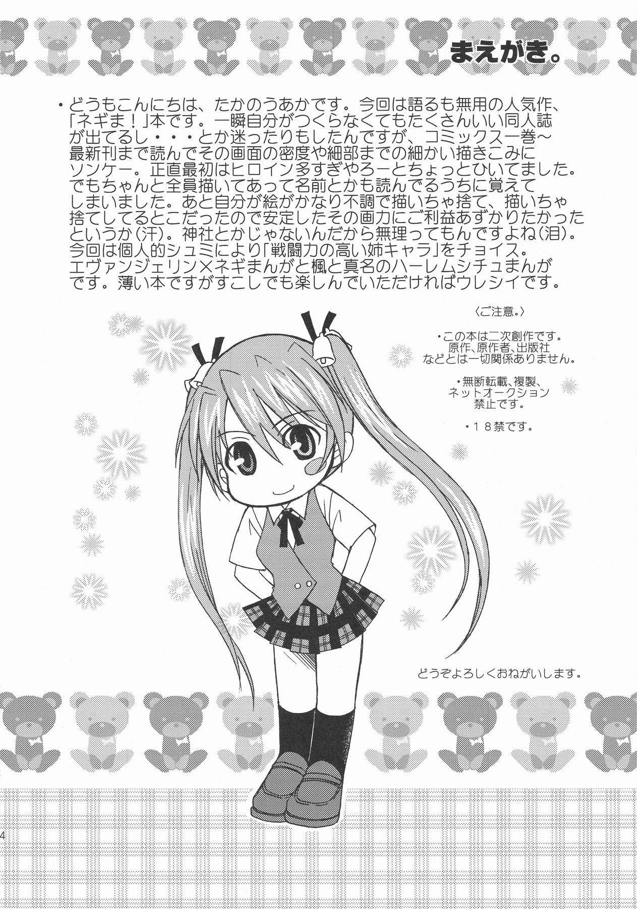 Hajimete no Negima! Hon. page 4 full