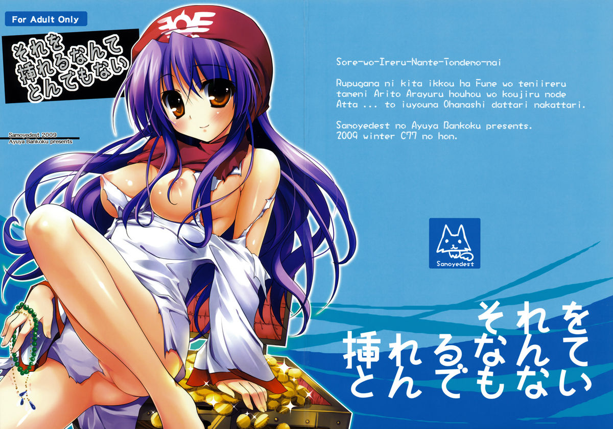 Sore wo Irerunante Tondemonai page 1 full