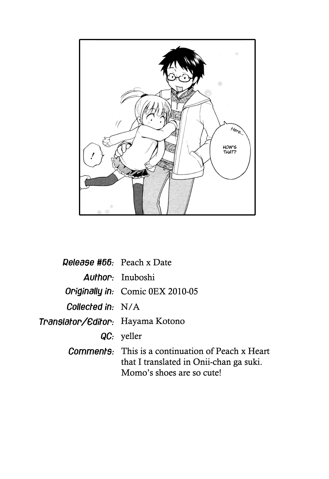 Peach x Date page 1 full