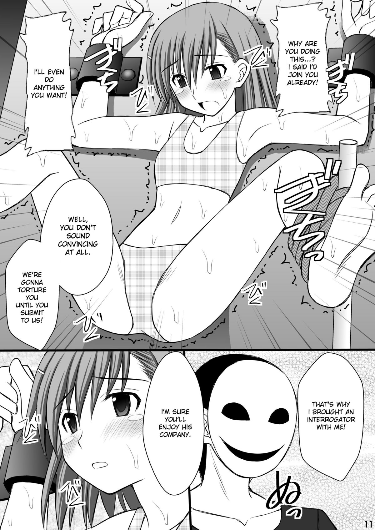 Seishin Houkai suru made Kusuguri makutte Ryoujoku shitemiru Test III | Rape and tickle test until one loses her sanity III page 10 full