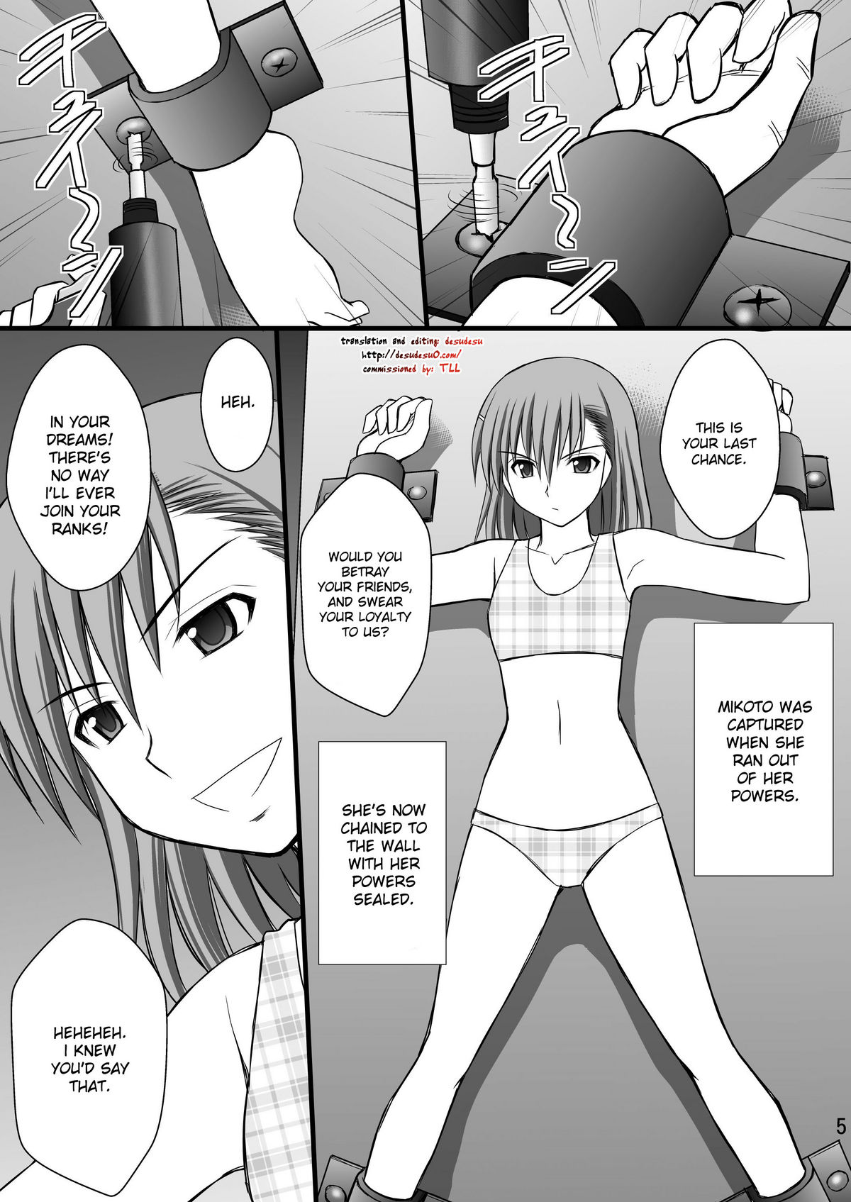 Seishin Houkai suru made Kusuguri makutte Ryoujoku shitemiru Test III | Rape and tickle test until one loses her sanity III page 4 full