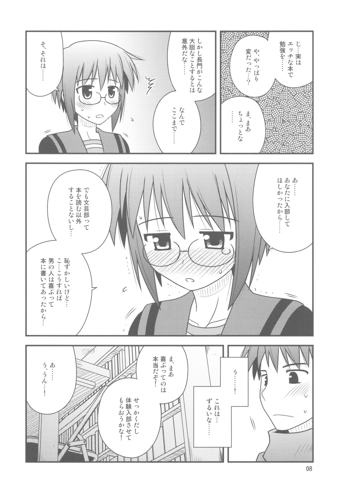 Bungeibu ni Nyuubu shimashita. page 8 full