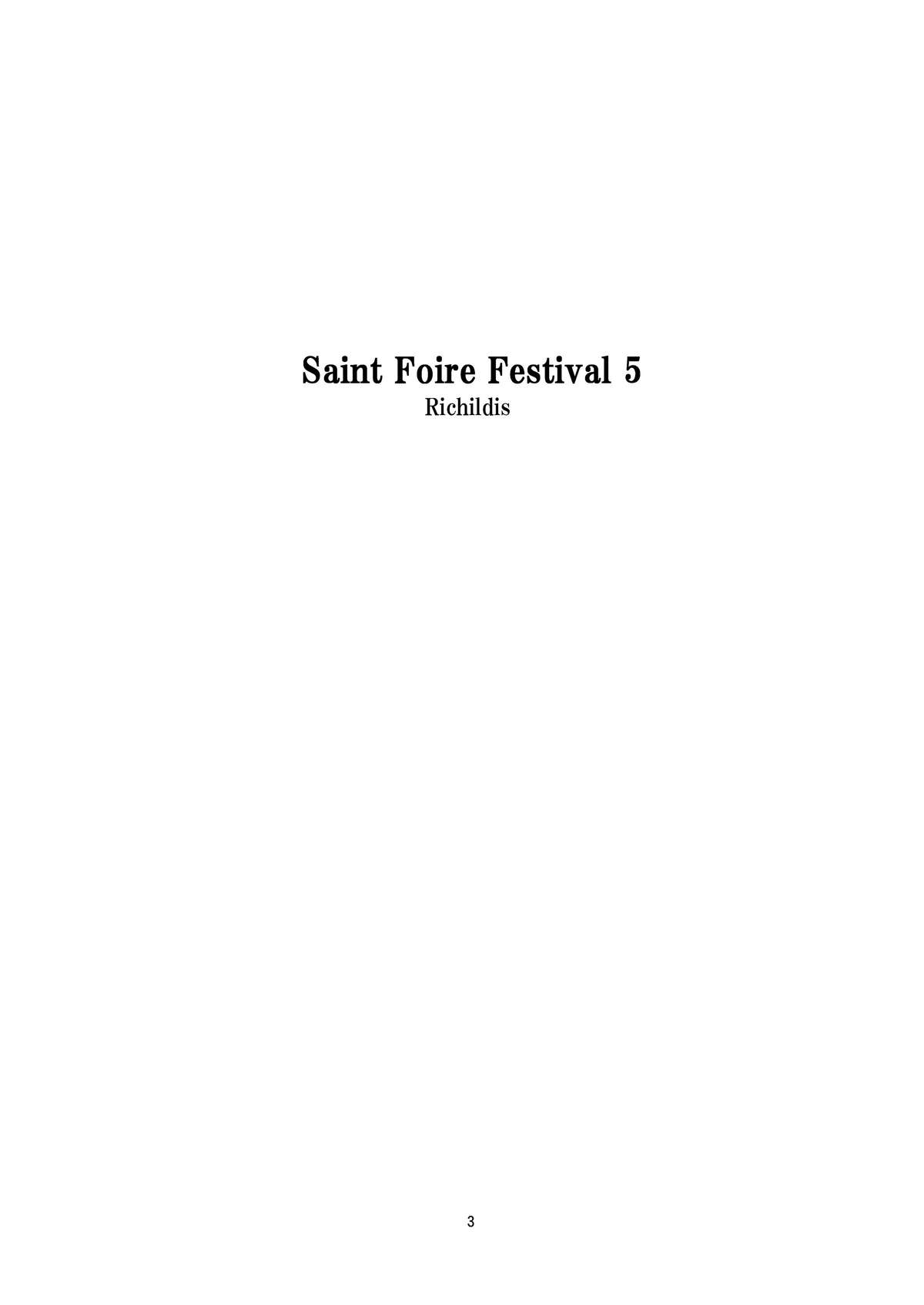 Saint Foire Festival 5 page 3 full