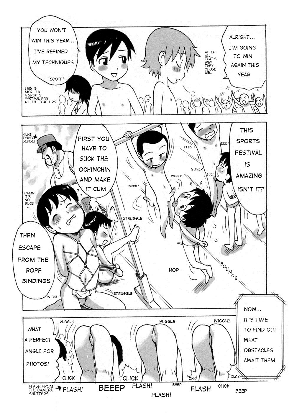 Shota-gaibutsu Kyousou | Shota Obstacle Race page 2 full