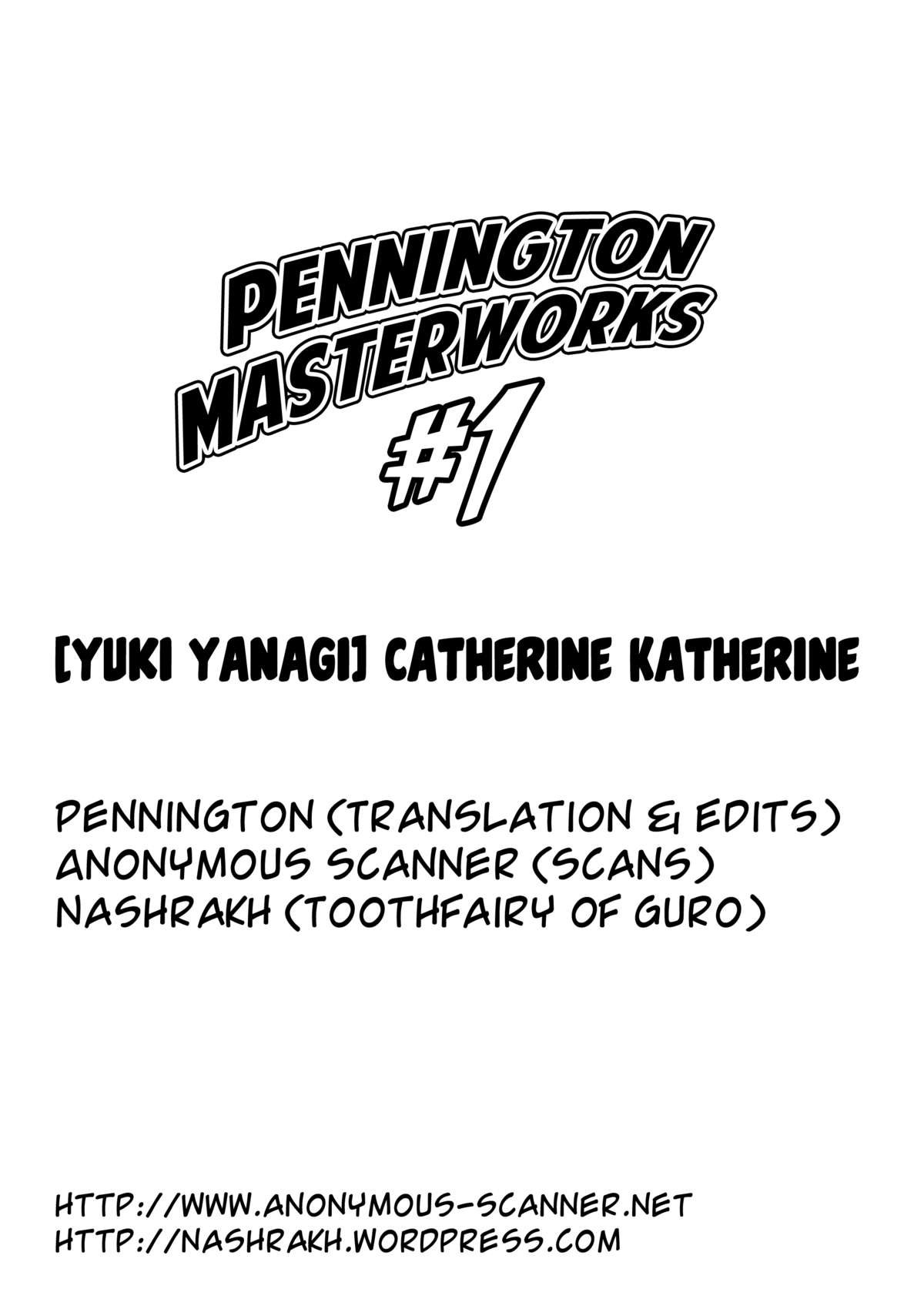 Yukiyanagi no Hon 25 Catherine, Katherine!   =Pennington= page 2 full