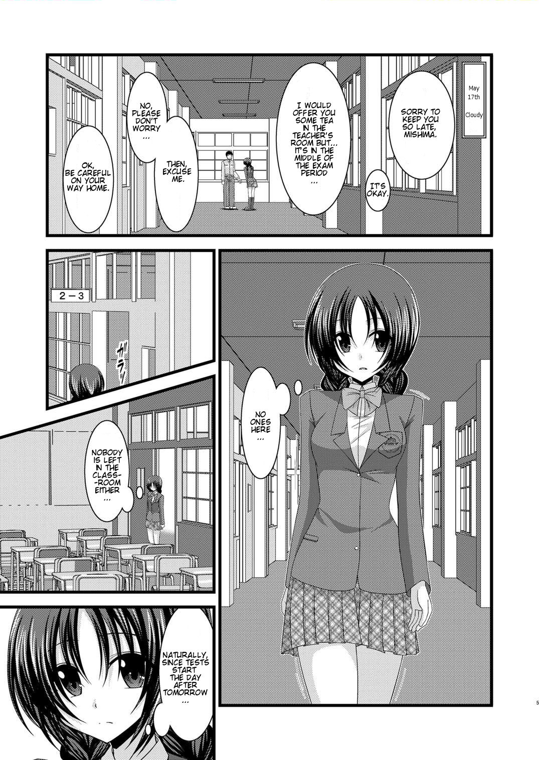 Roshutsu Shoujo Nikki 2 Satsume | Exhibitionist Girl Diary 2 page 5 full