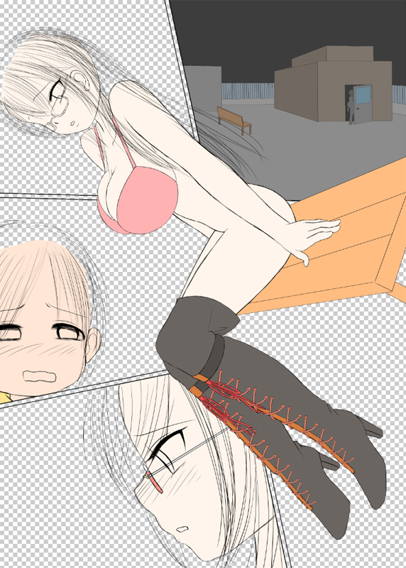 Hadaka Boots no Kyochichi Ane ga Mayonaka no Byouin no Okujou de Jitsu no Otouto to Tomodachi ni 3P Shota Shota Sareru Yatsu page 9 full