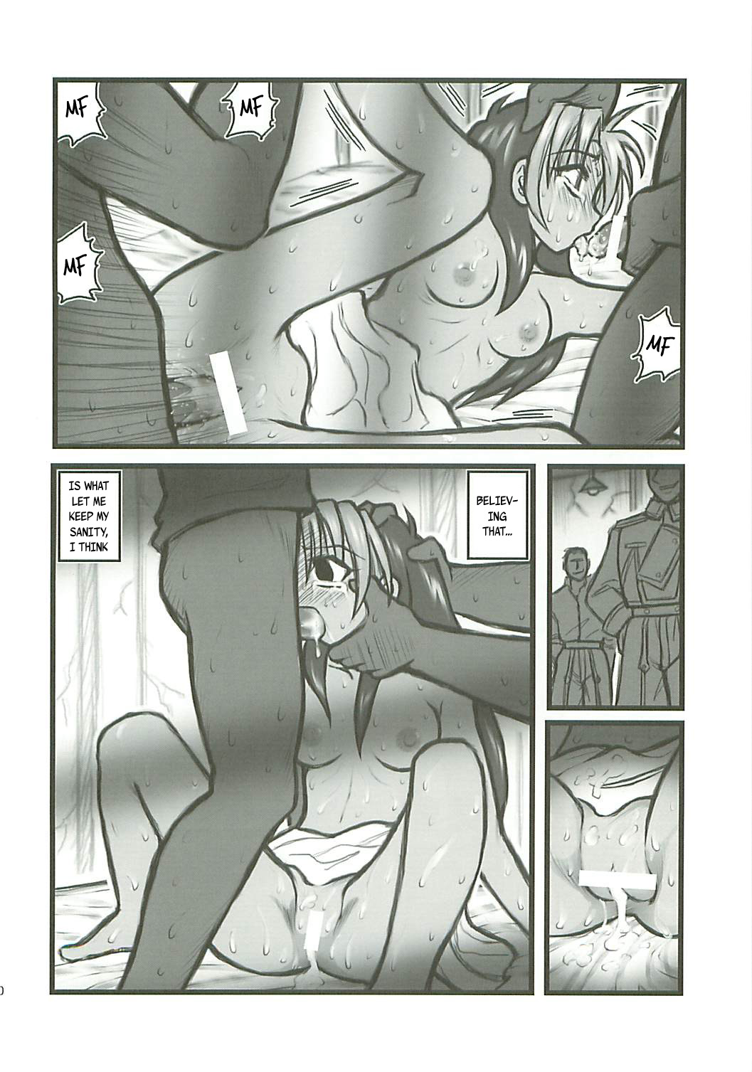 Ryoujoku Hagane no Rose Jutsushi A | Rape! Full Metal Roseist   =LWB= page 9 full