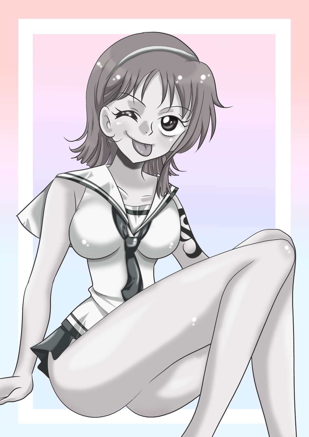 Nami x Luffy page 7 full