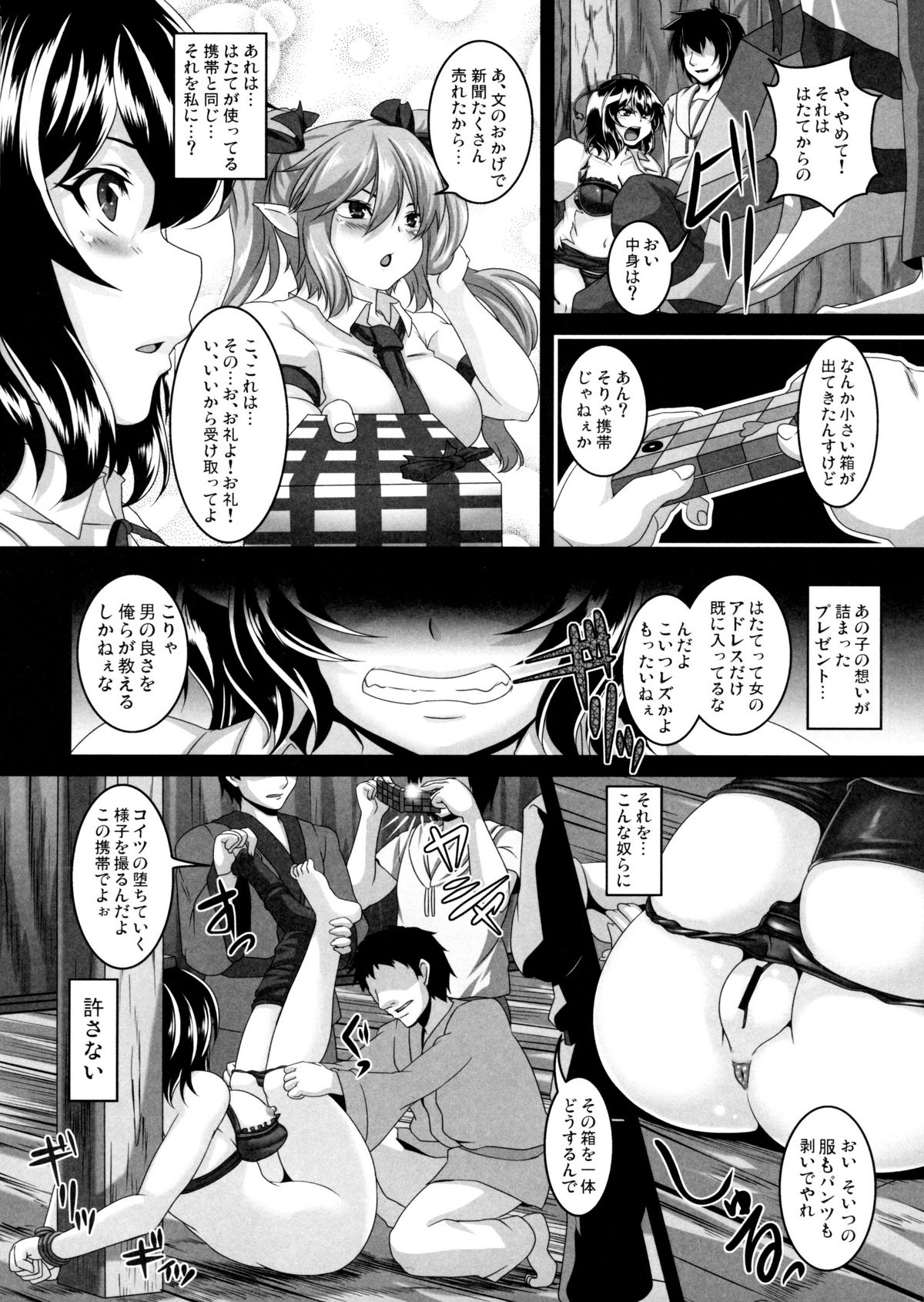 Shameimaru Aya Nikubenki Kyouiku Kiroku page 5 full