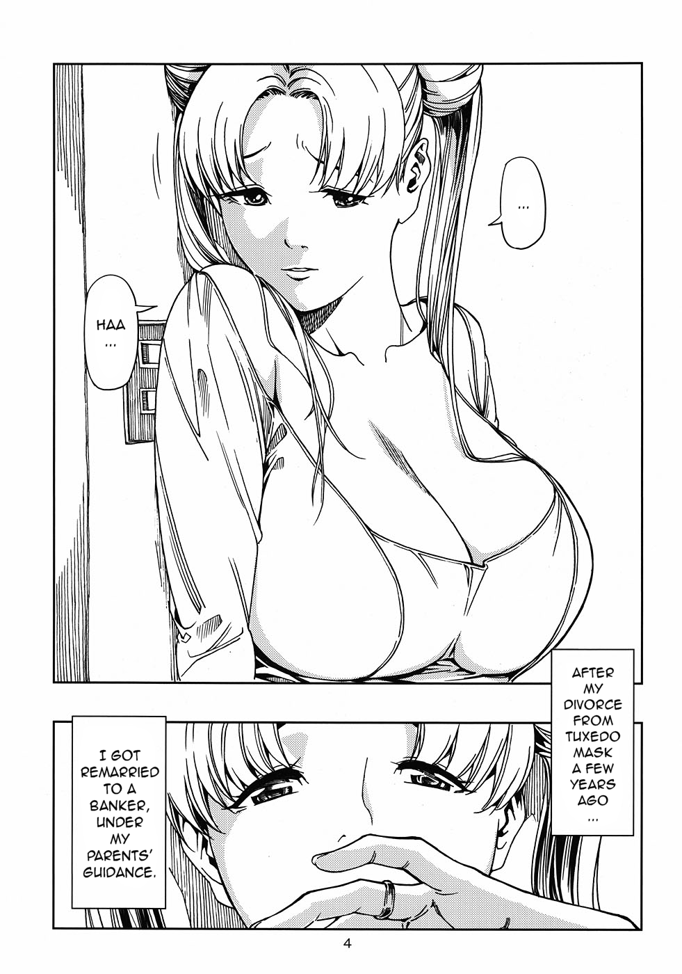 Tsukino Usagi  ~ Uwaki Hen ~ page 3 full
